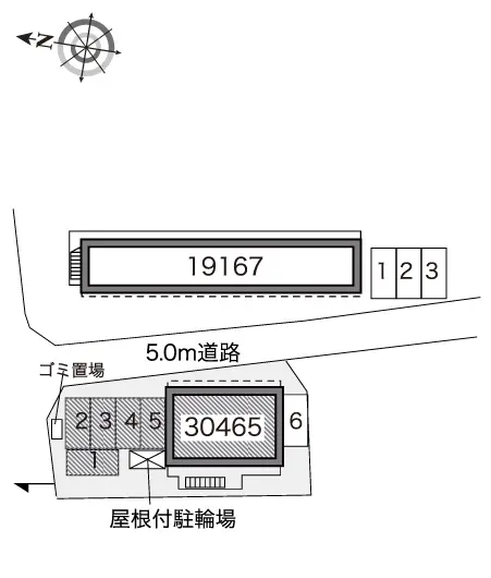 ★手数料０円★厚木市下荻野　月極駐車場（LP）